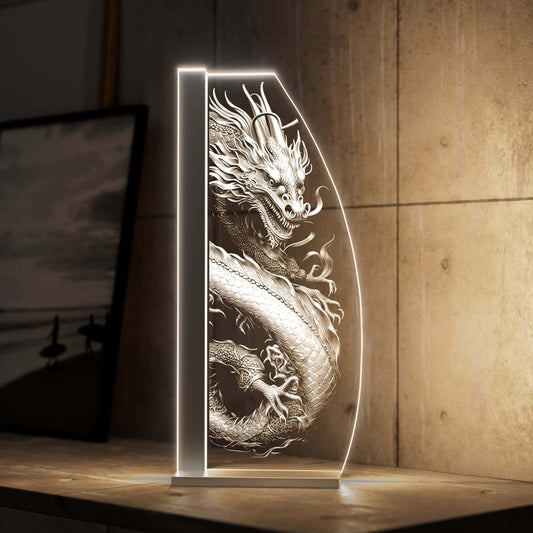 Tischleuchte Dragon by LUVERRE, dimmbar