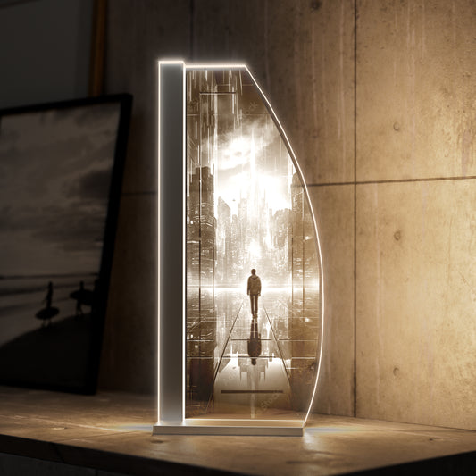 Tischleuchte GlasCity by LUVERRE, dimmbar