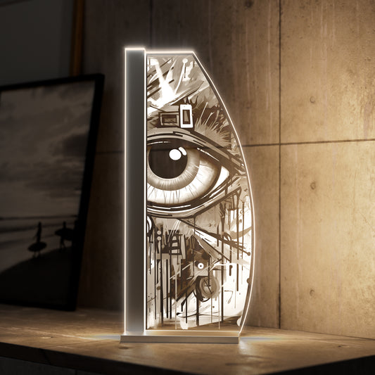 Tischleuchte Graffiti Eye by LUVERRE, dimmbar