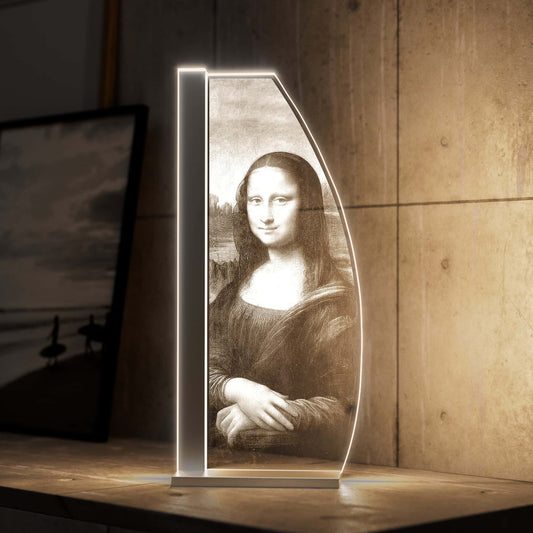 Tischleuchte MONA LISA, Leonardo Da Vinci by LUVERRE, dimmbar