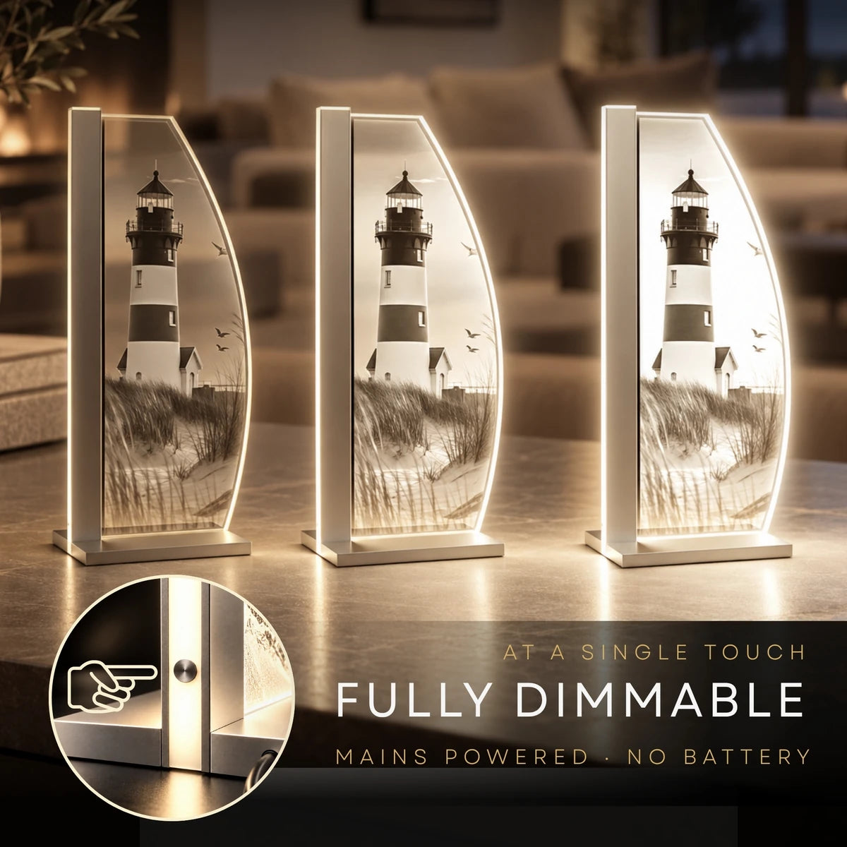 Touch dimmable