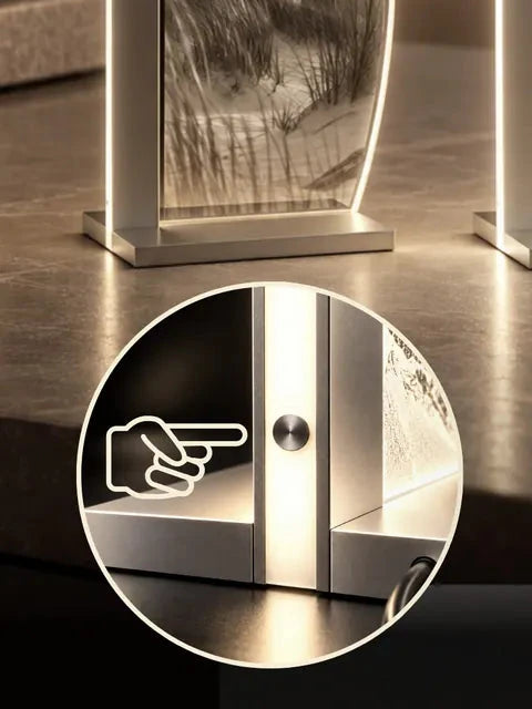 Warmweißes Licht, per Touch dimmbar