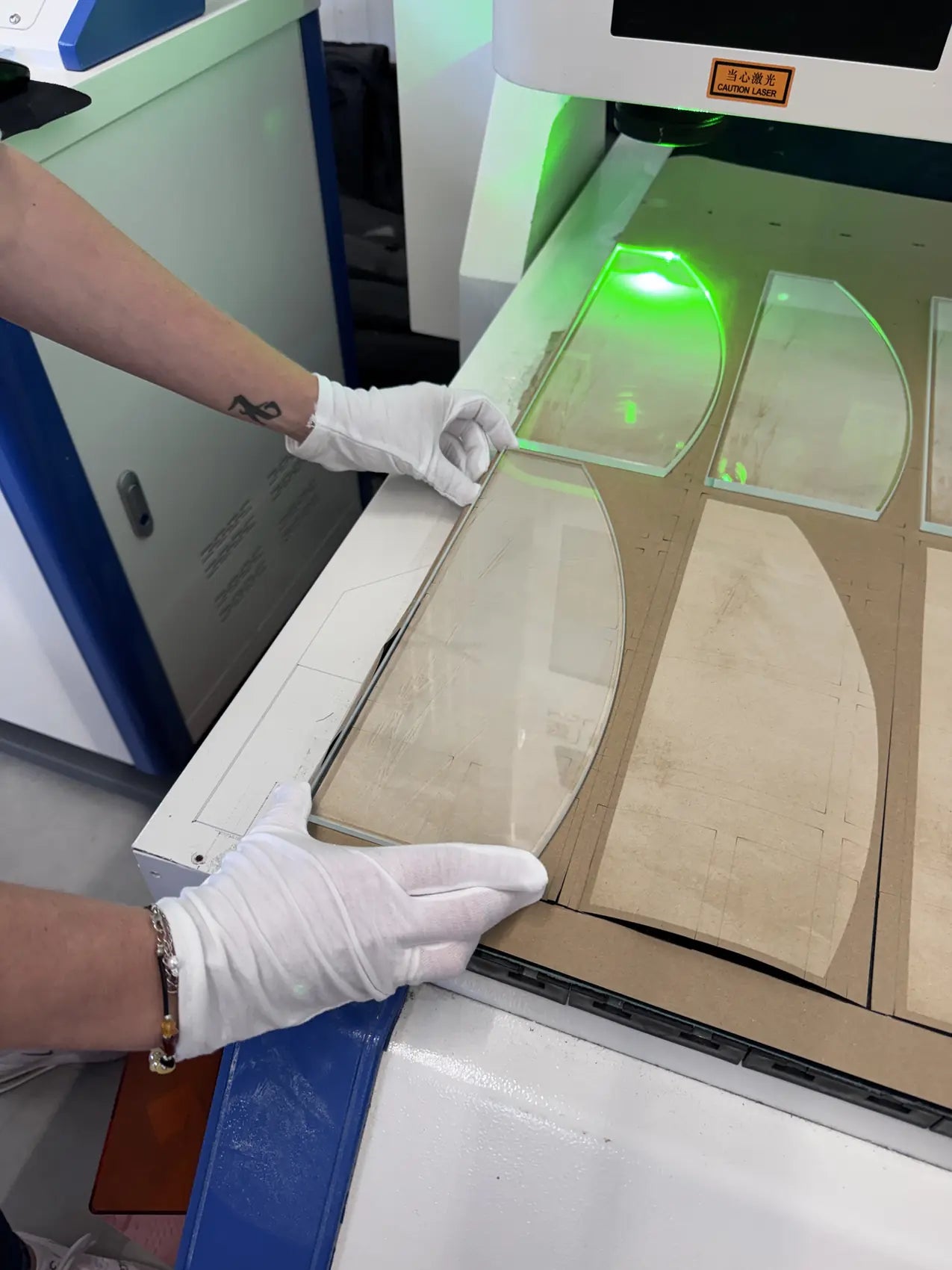 Lasern in der LUVERRE Werkstatt