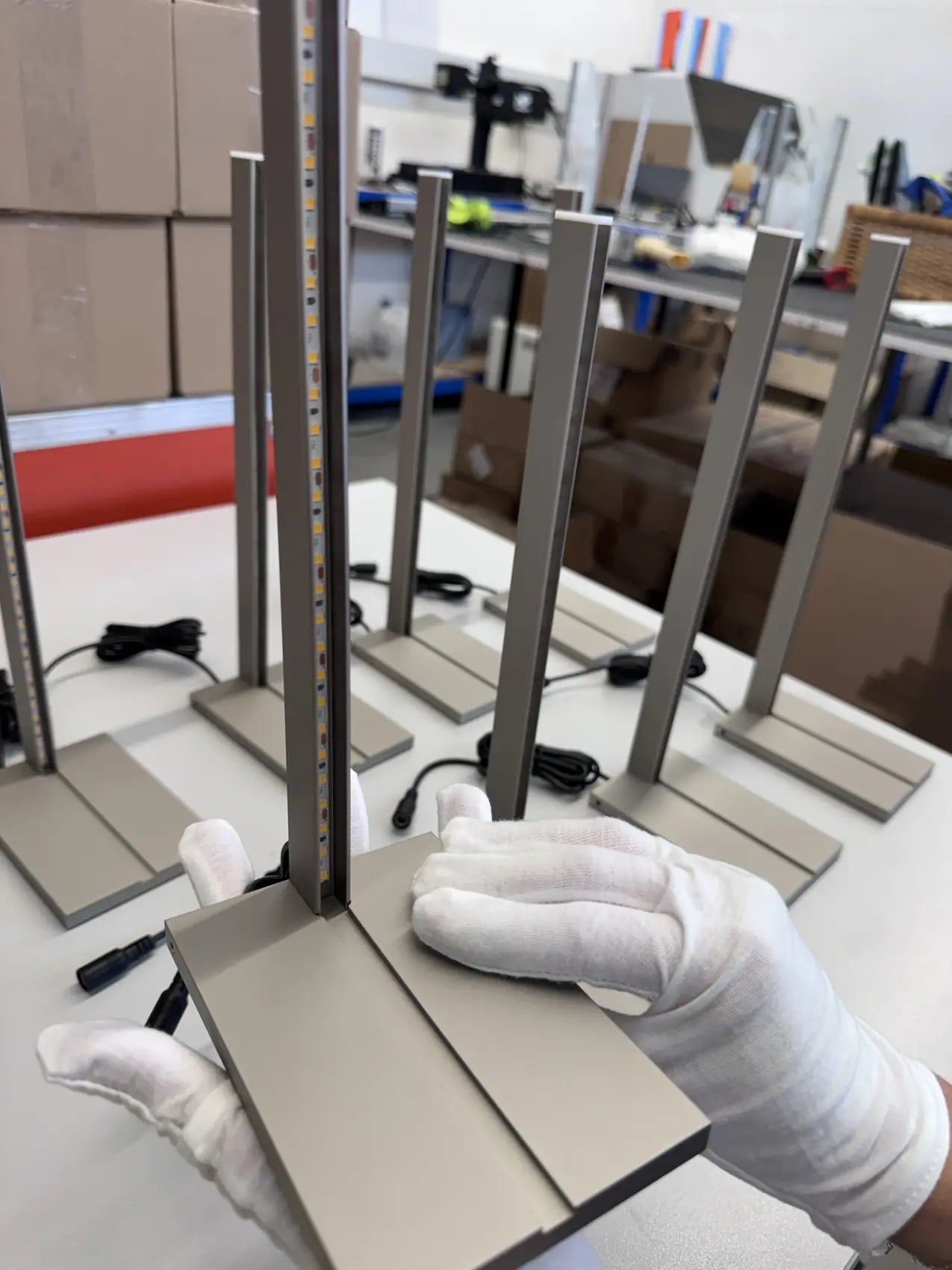 Montieren in der LUVERRE Werkstatt