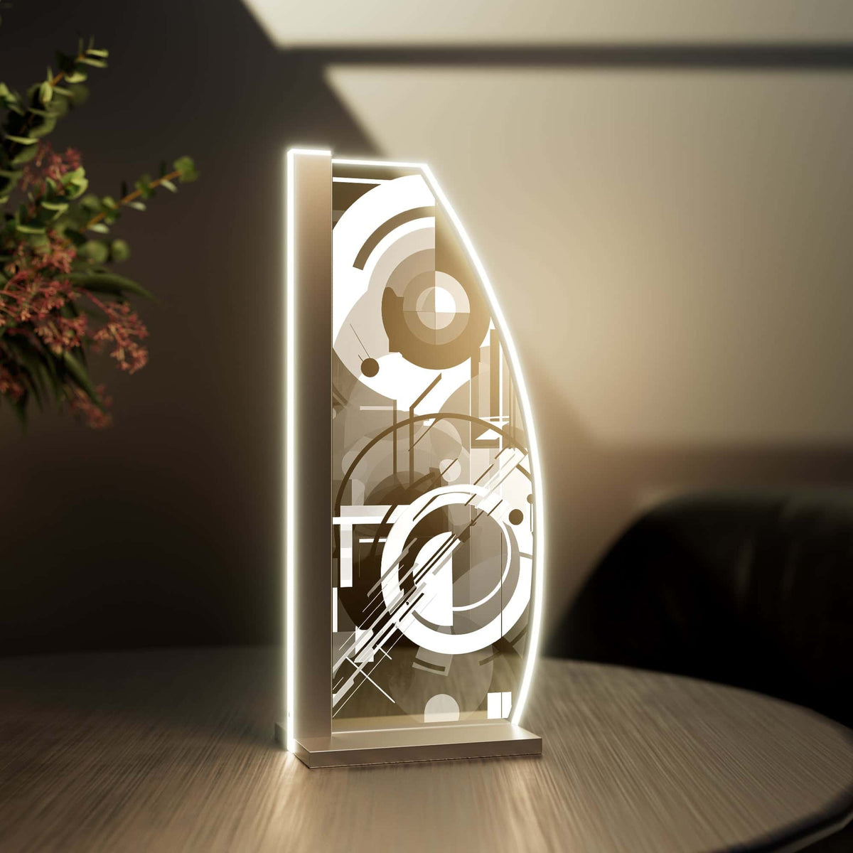 Tischleuchte Abstrakte Harmonie by LUVERRE, dimmbar