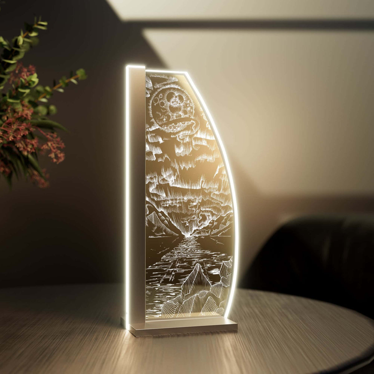 Tischleuchte Aurora Boralis by LUVERRE, dimmbar
