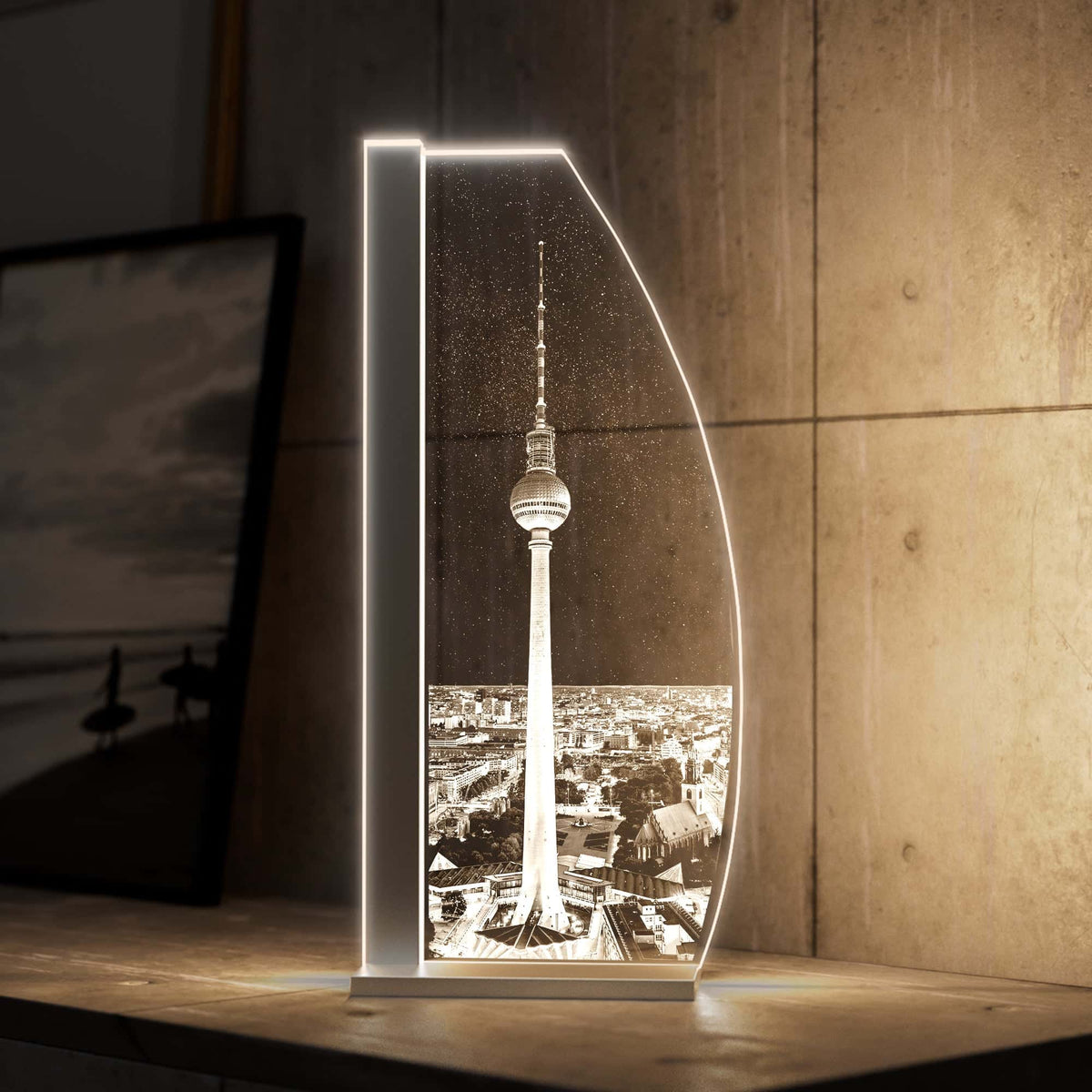Tischleuchte Berlin Night by LUVERRE, dimmbar