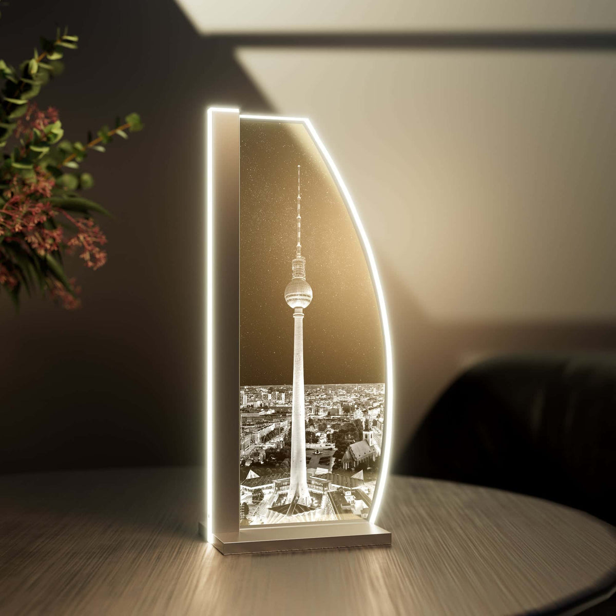 Tischleuchte Berlin Night by LUVERRE, dimmbar