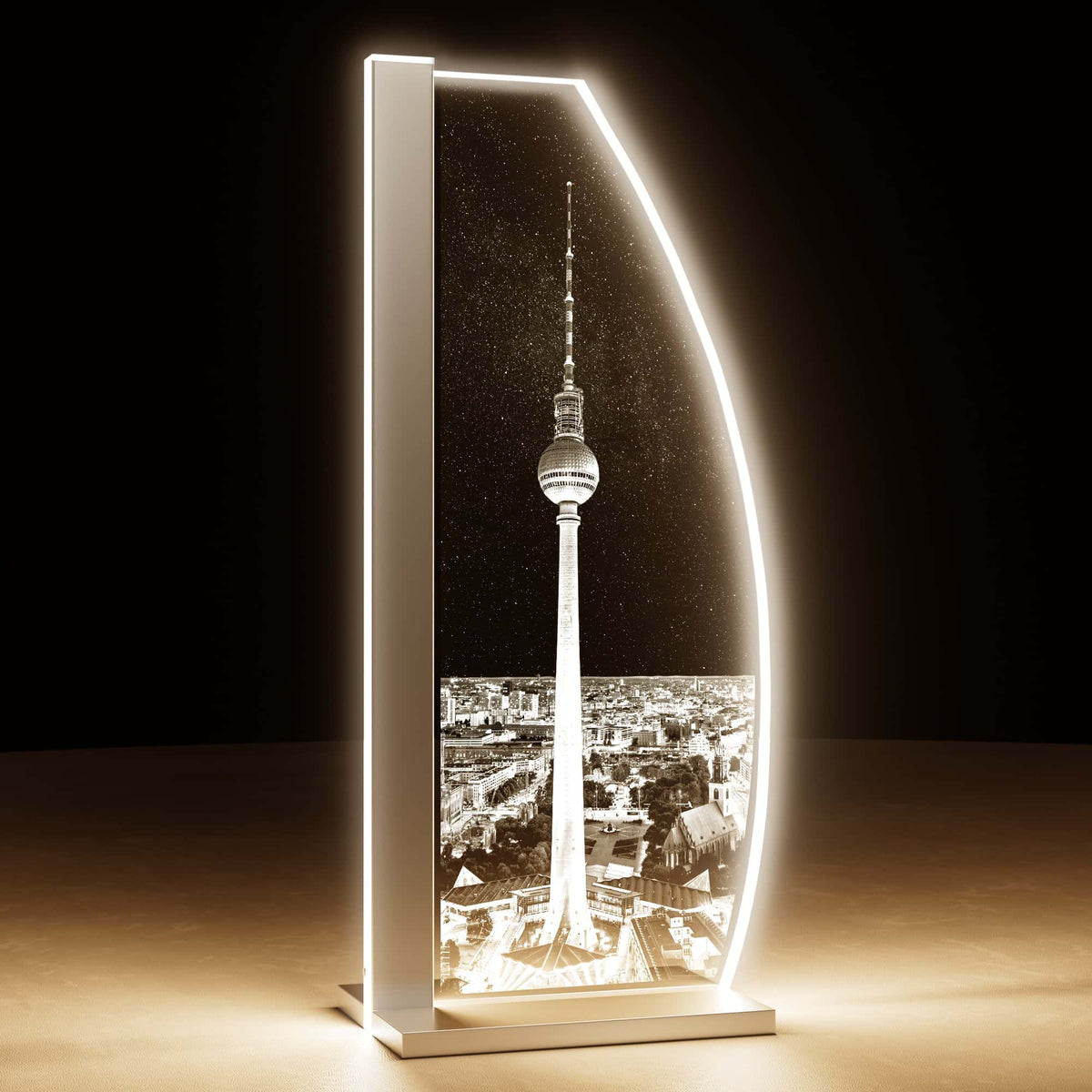 Tischleuchte Berlin Night by LUVERRE, dimmbar