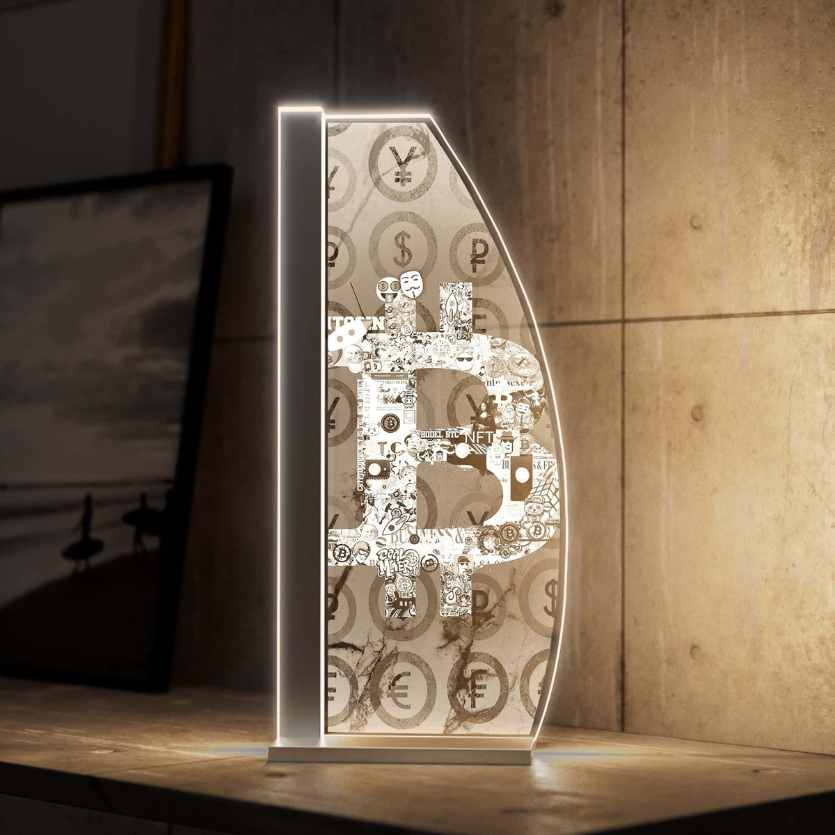 Tischleuchte Bitcoin by LUVERRE, dimmbar