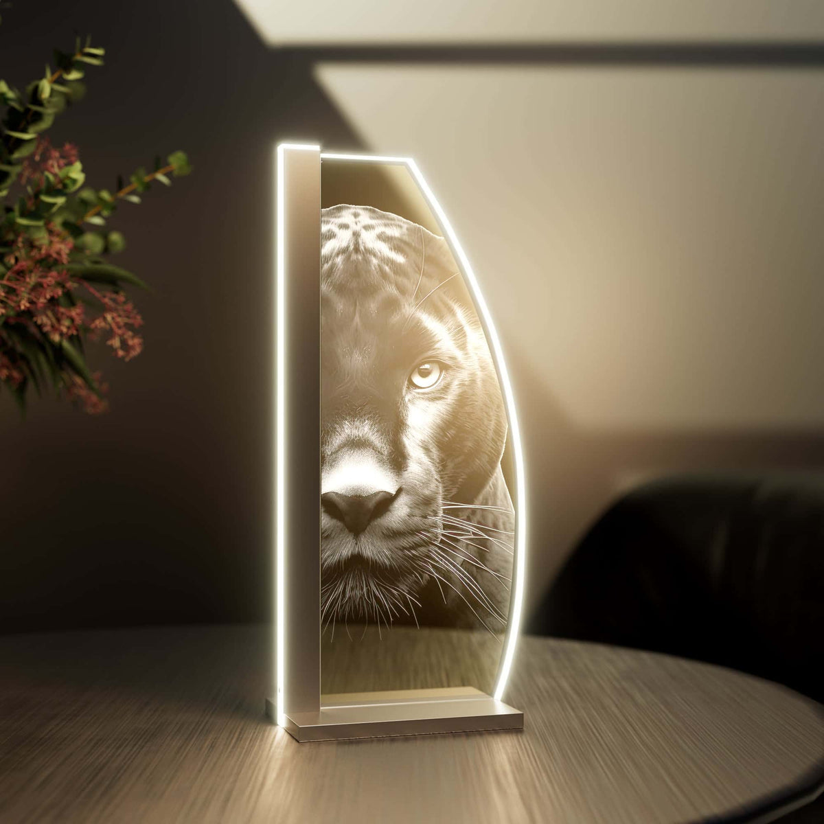 Tischleuchte Black Panther by LUVERRE, dimmbar