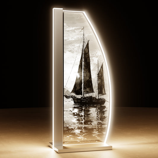 Tischleuchte Segel der Freiheit by LUVERRE, dimmbar
