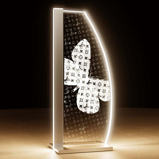 Tischleuchte Branded Butterfly by LUVERRE, dimmbar