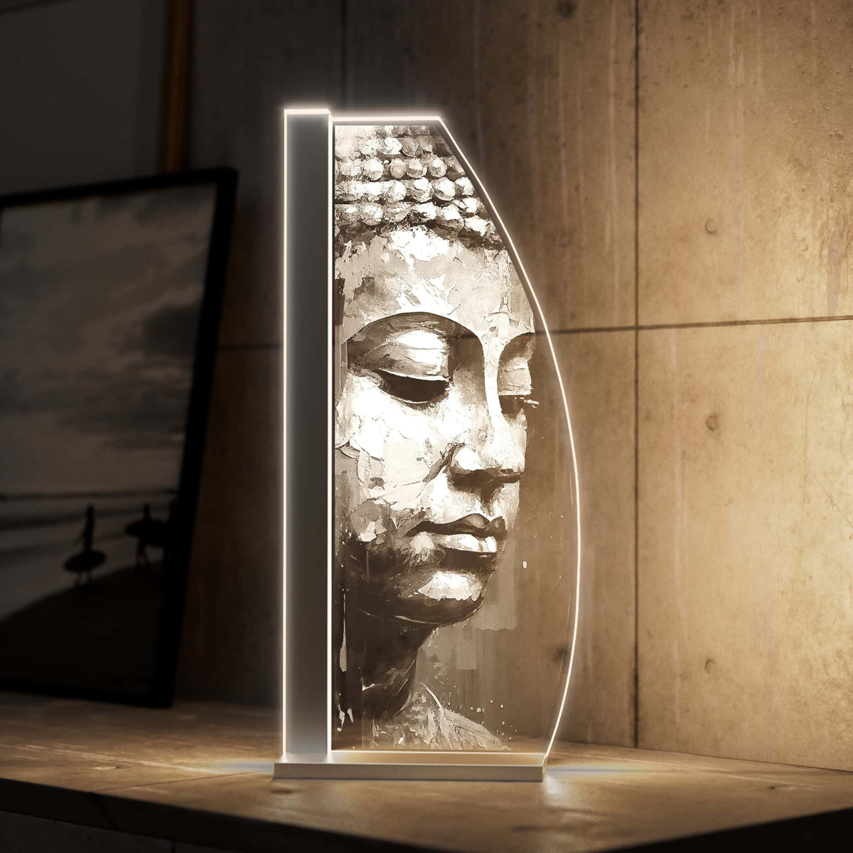 Tischleuchte Buddha by LUVERRE, dimmbar