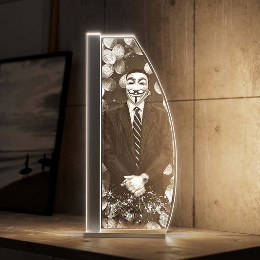 Tischleuchte Cryptoman by LUVERRE, dimmbar