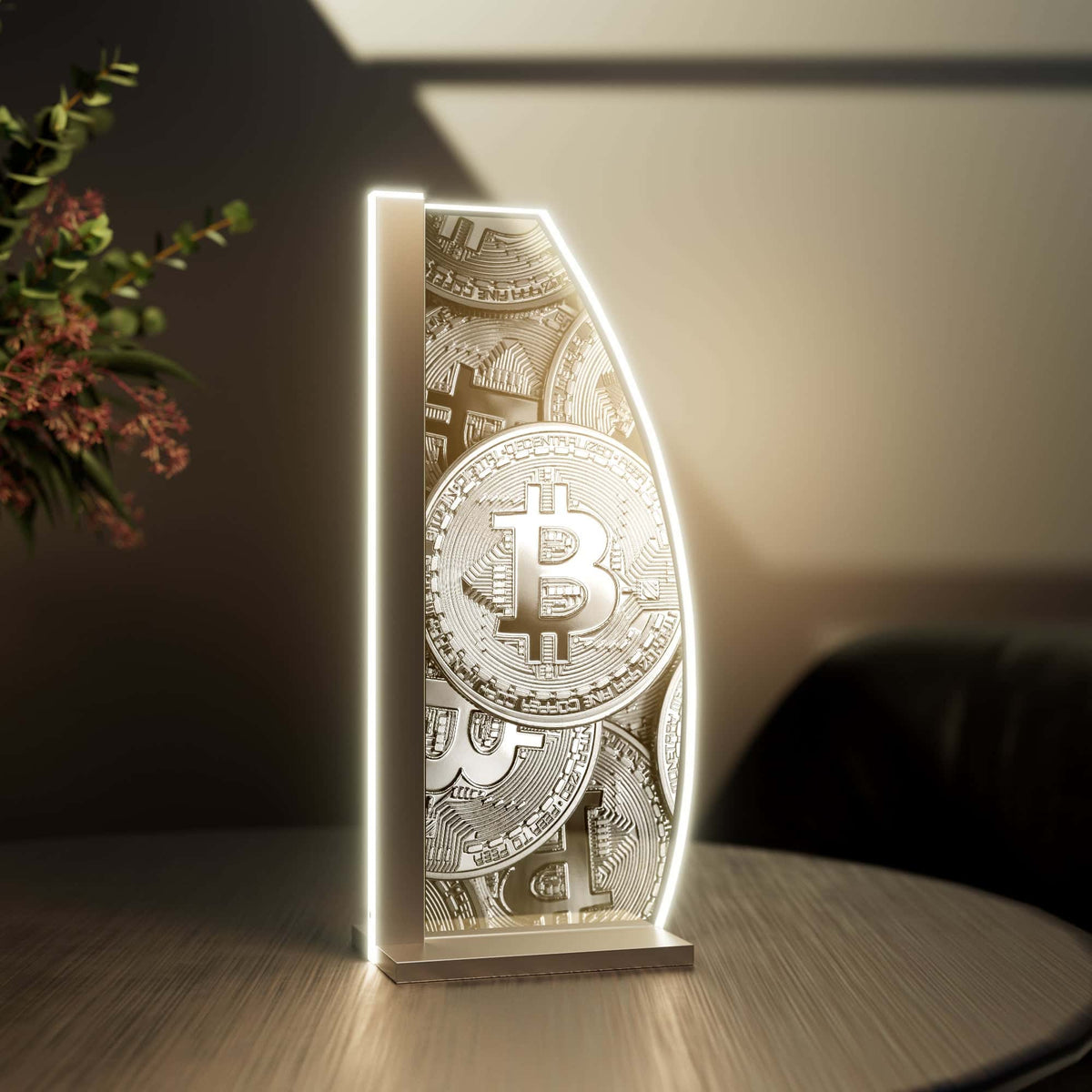 Tischleuchte Digital Gold by LUVERRE, dimmbar