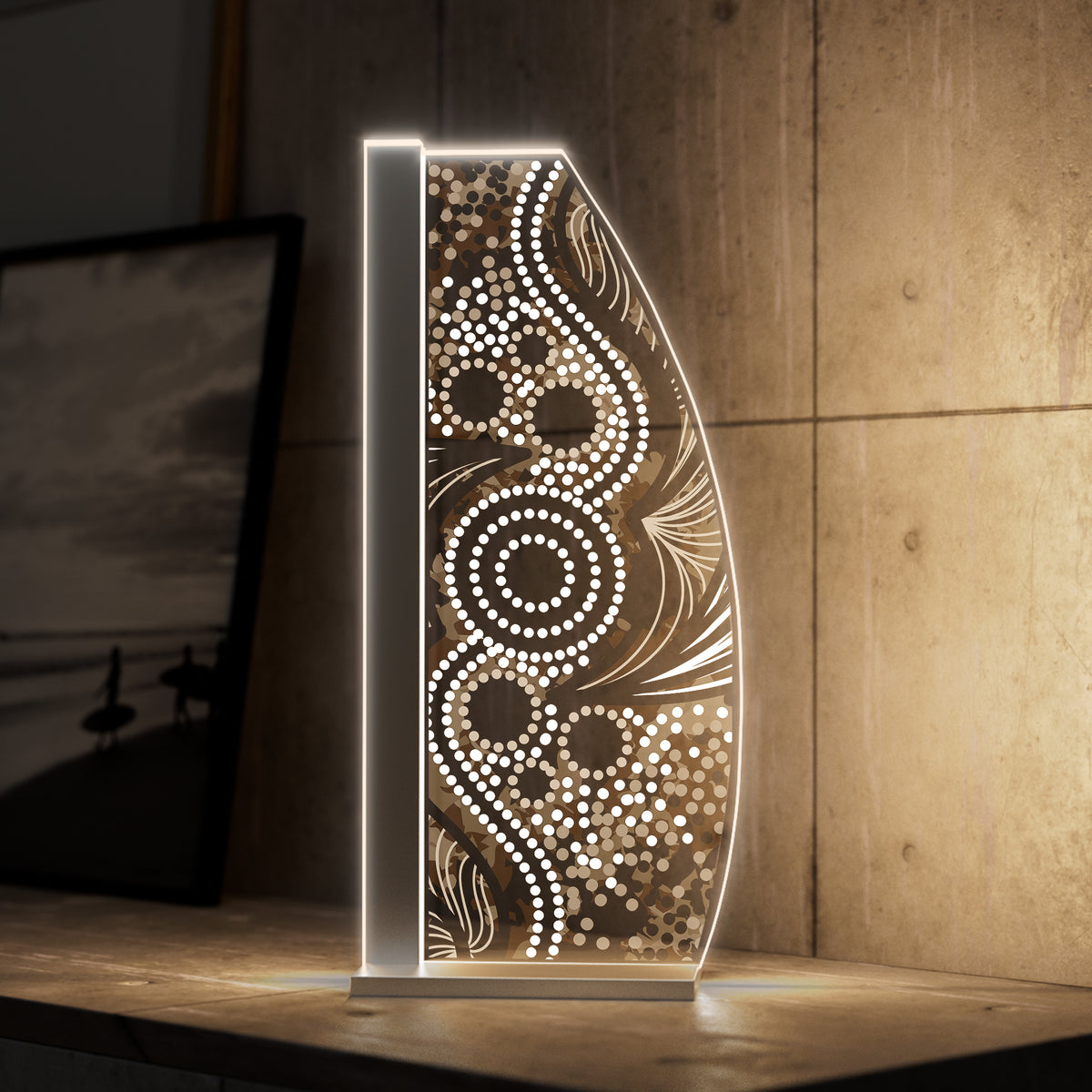 Tischleuchte Points of Art by LUVERRE, dimmbar