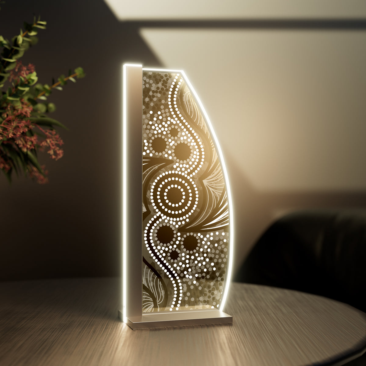 Tischleuchte Points of Art by LUVERRE, dimmbar