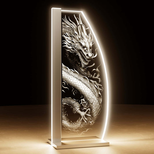 Tischleuchte Dragon by LUVERRE, dimmbar
