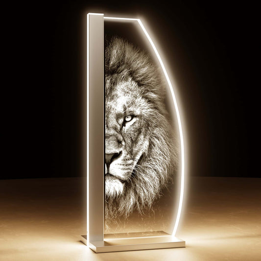 Tischleuchte Face the Lion by LUVERRE, dimmbar