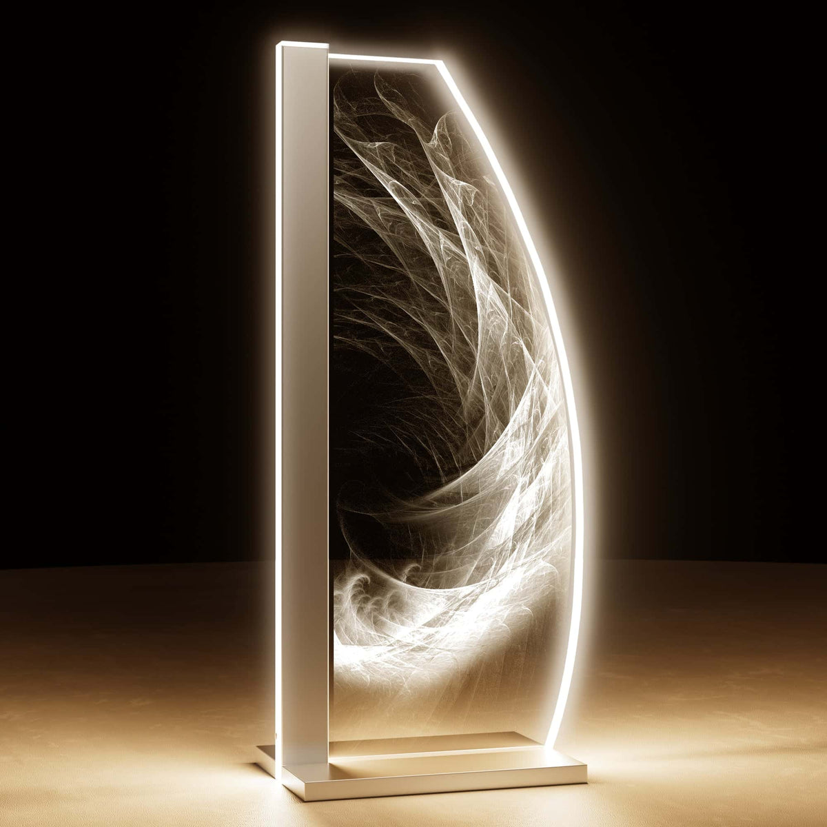 Flame of Light Table Lamp by LUVERRE, dimmable