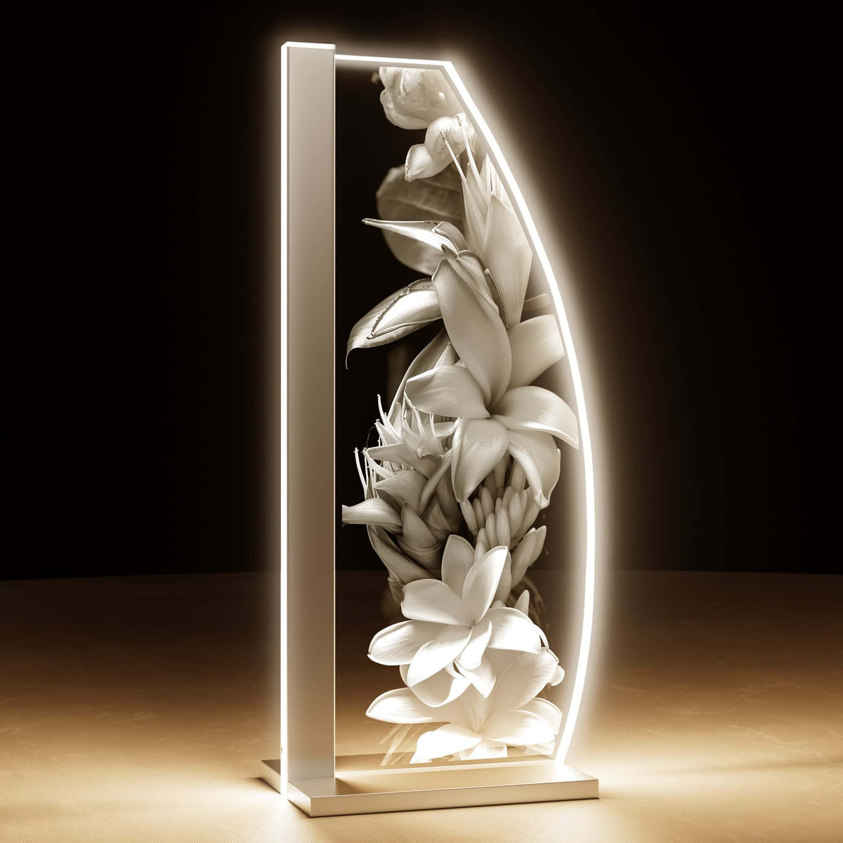 Tischleuchte Flower Aloha by LUVERRE, dimmbar
