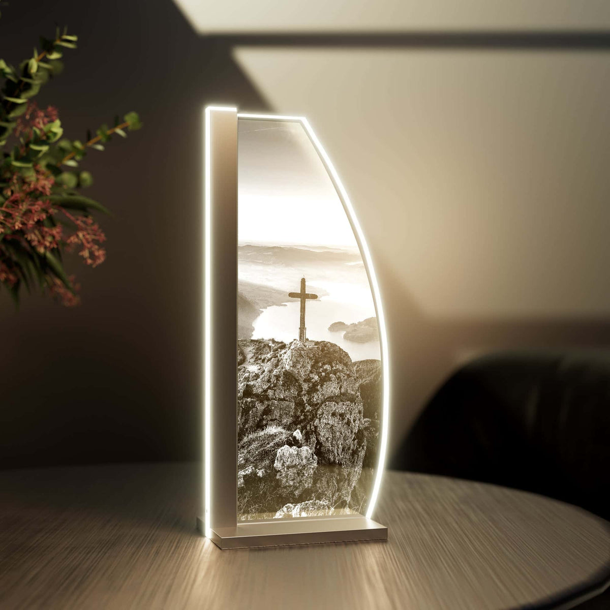 Tischleuchte Gipfelkreuz by LUVERRE, dimmbar