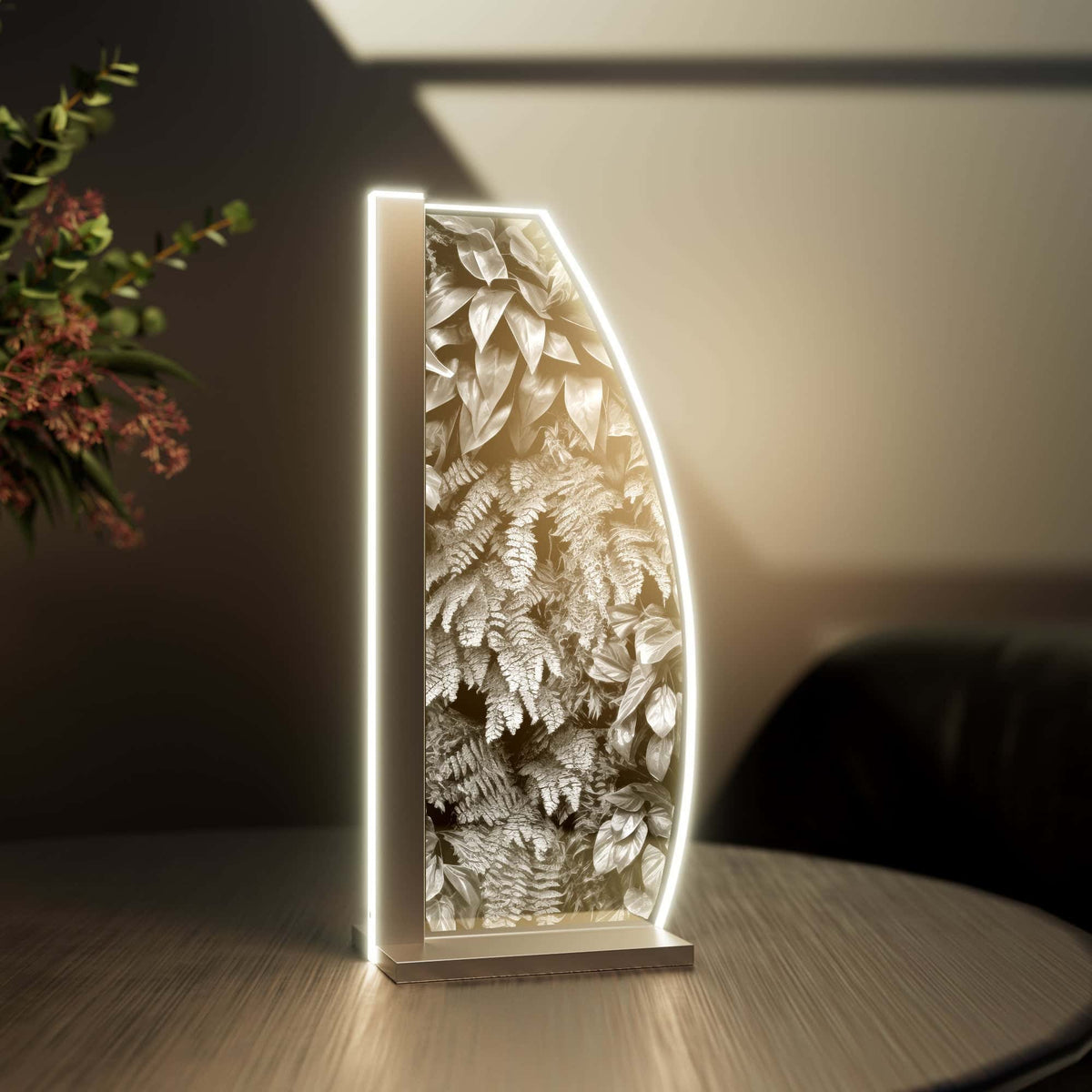 Tischleuchte Green Leaves by LUVERRE, dimmbar