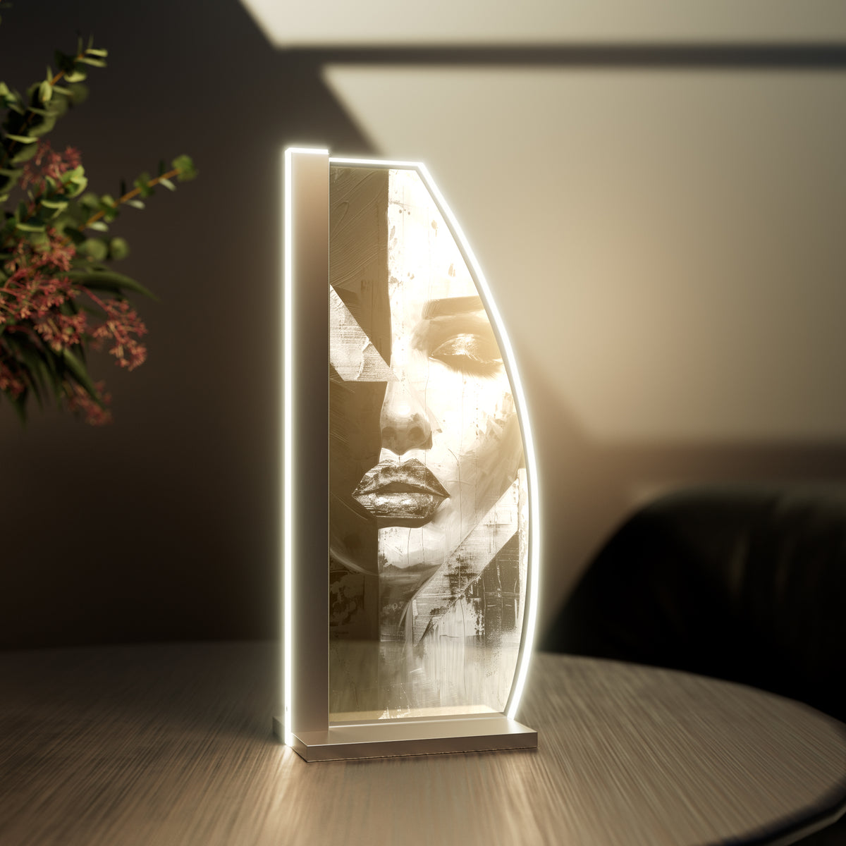 Tischleuchte Femme Lumière by LUVERRE, dimmbar