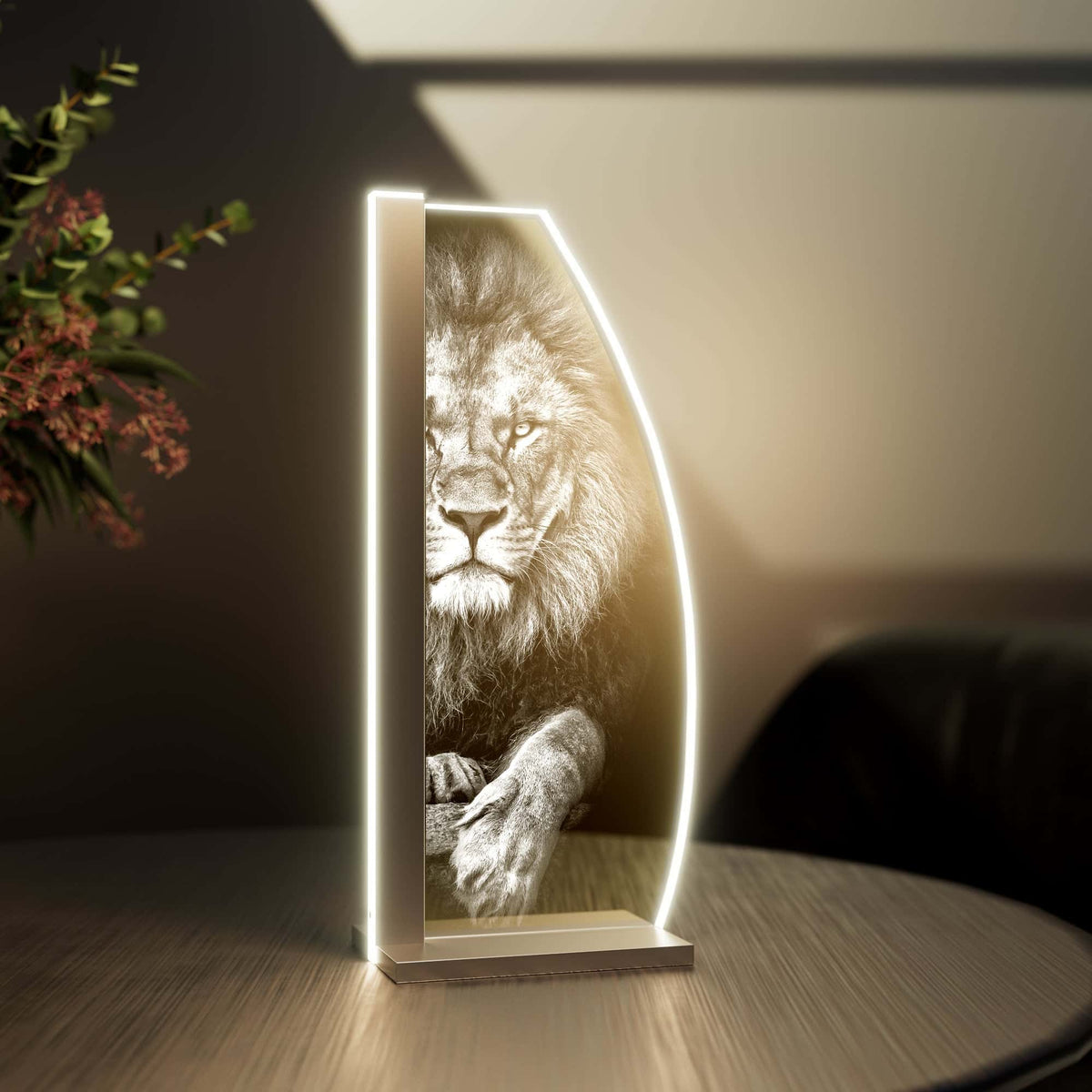 Tischleuchte King Lion by LUVERRE, dimmbar