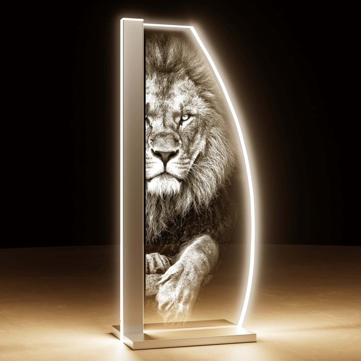 Tischleuchte King Lion by LUVERRE, dimmbar