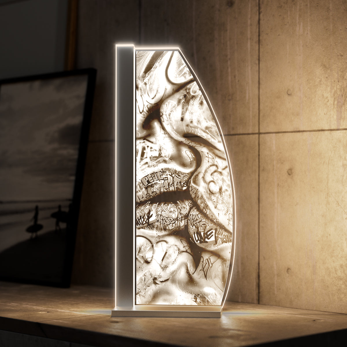 Tischleuchte Urban Kiss by LUVERRE, dimmbar