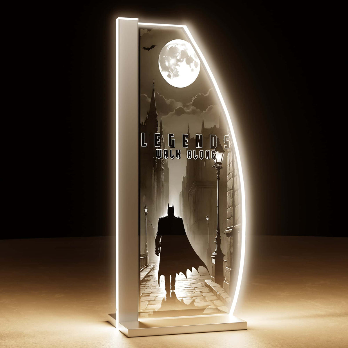 Tischleuchte Legends walks alone by LUVERRE, dimmbar
