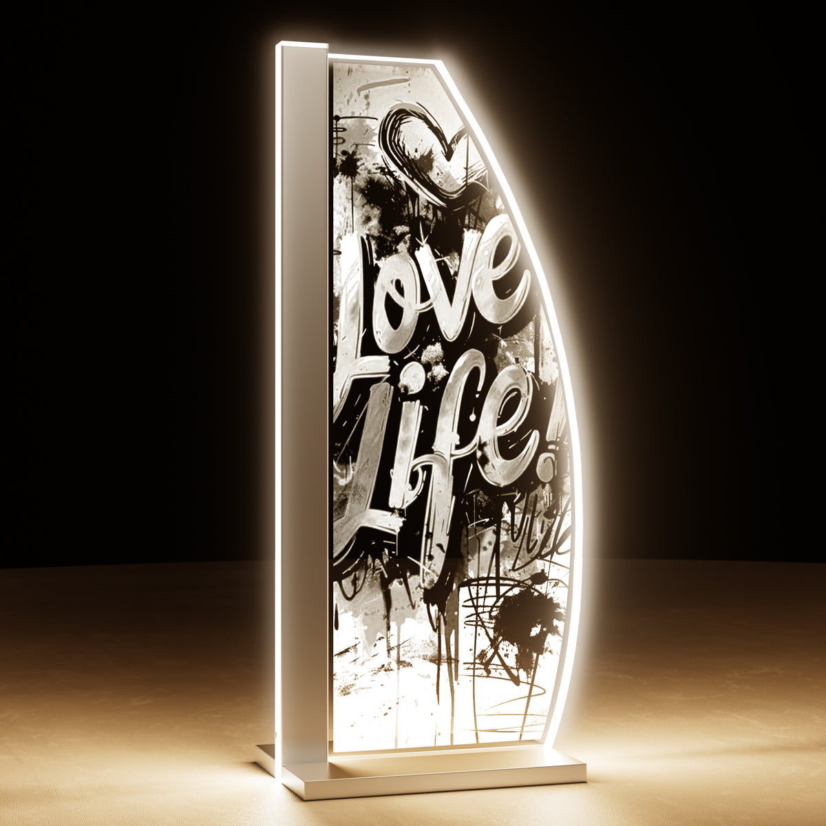 Tischleuchte Love Life by LUVERRE, dimmbar
