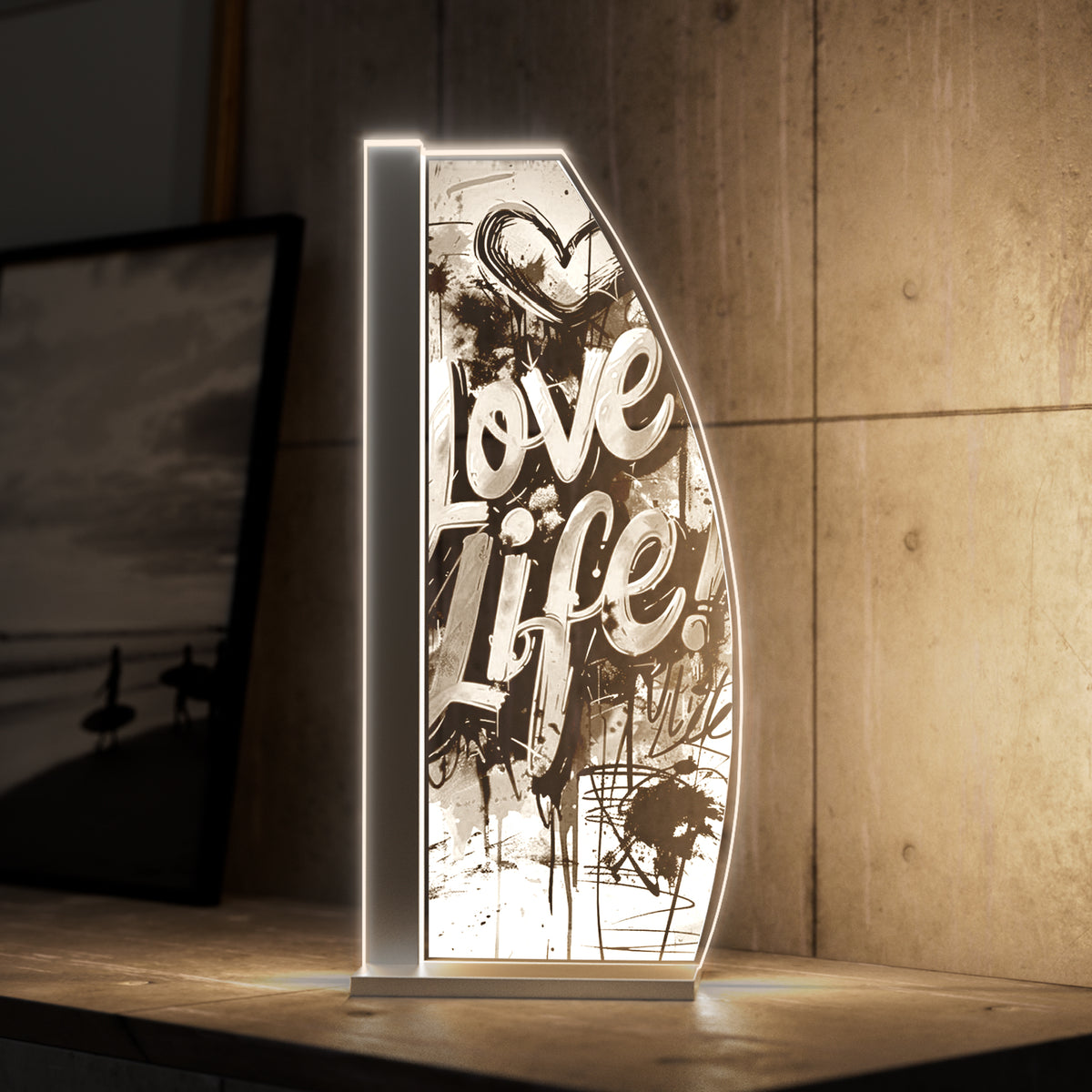 Tischleuchte Love Life by LUVERRE, dimmbar