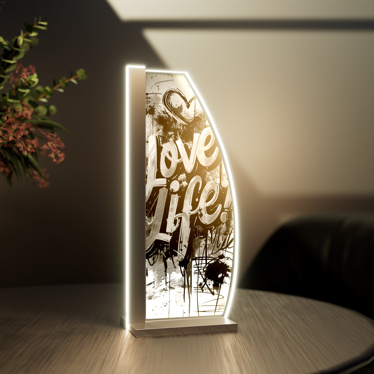 Tischleuchte Love Life by LUVERRE, dimmbar