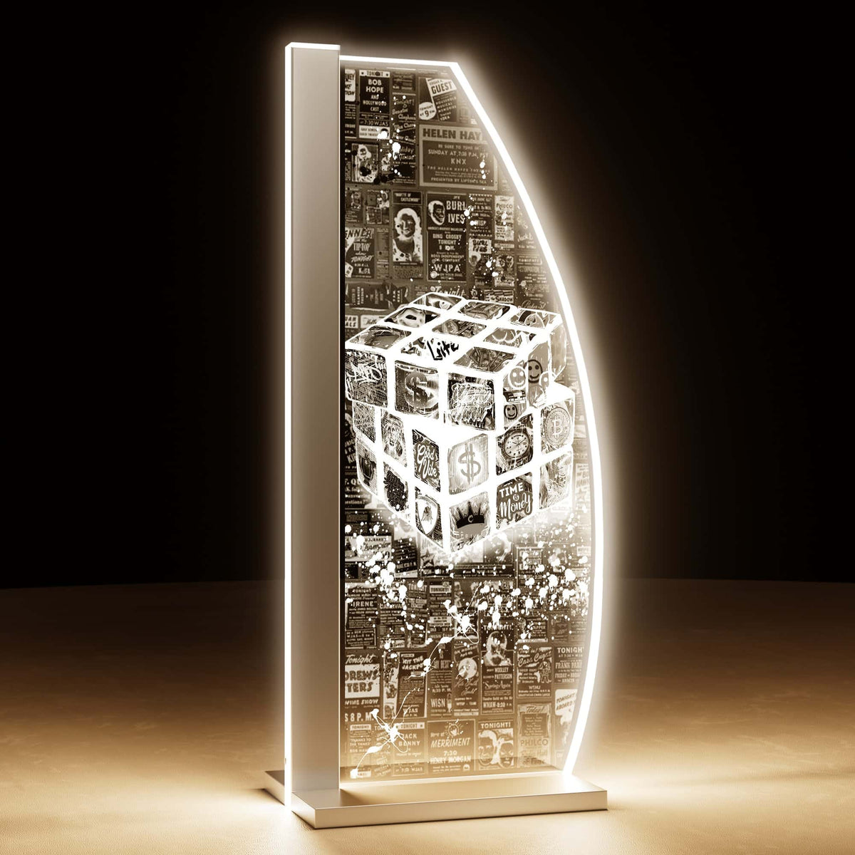 Tischleuchte Magic Cube by LUVERRE, dimmbar