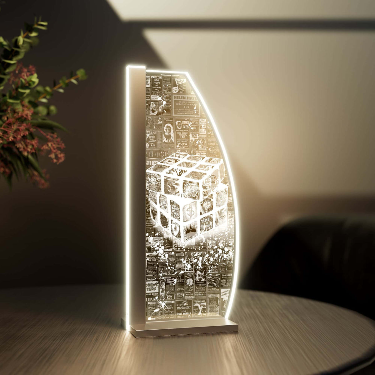 Tischleuchte Magic Cube by LUVERRE, dimmbar