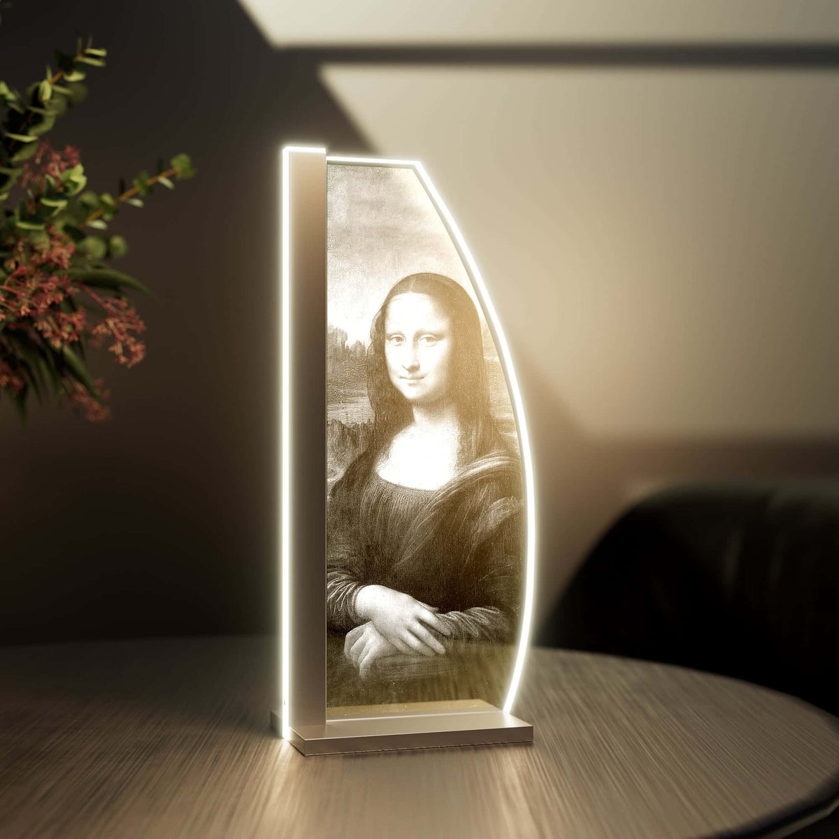 Tischleuchte MONA LISA, Leonardo Da Vinci by LUVERRE, dimmbar