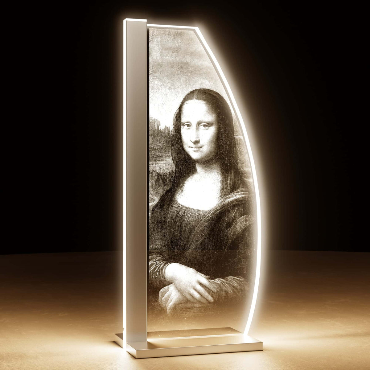 Tischleuchte MONA LISA, Leonardo Da Vinci by LUVERRE, dimmbar