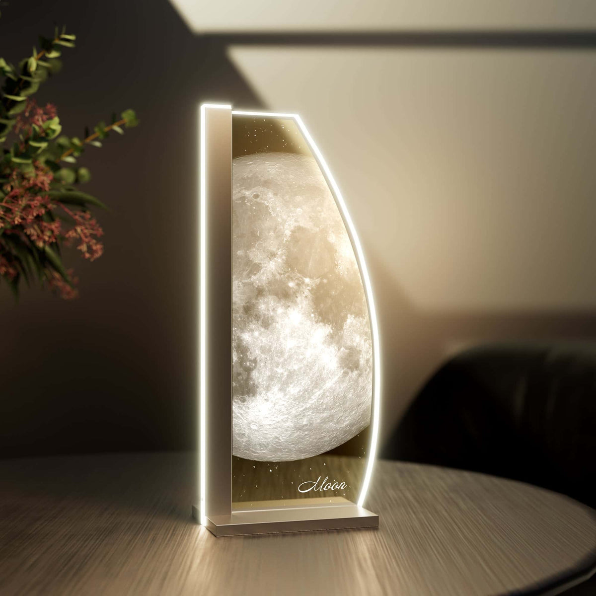 Tischleuchte Mond by LUVERRE, dimmbar