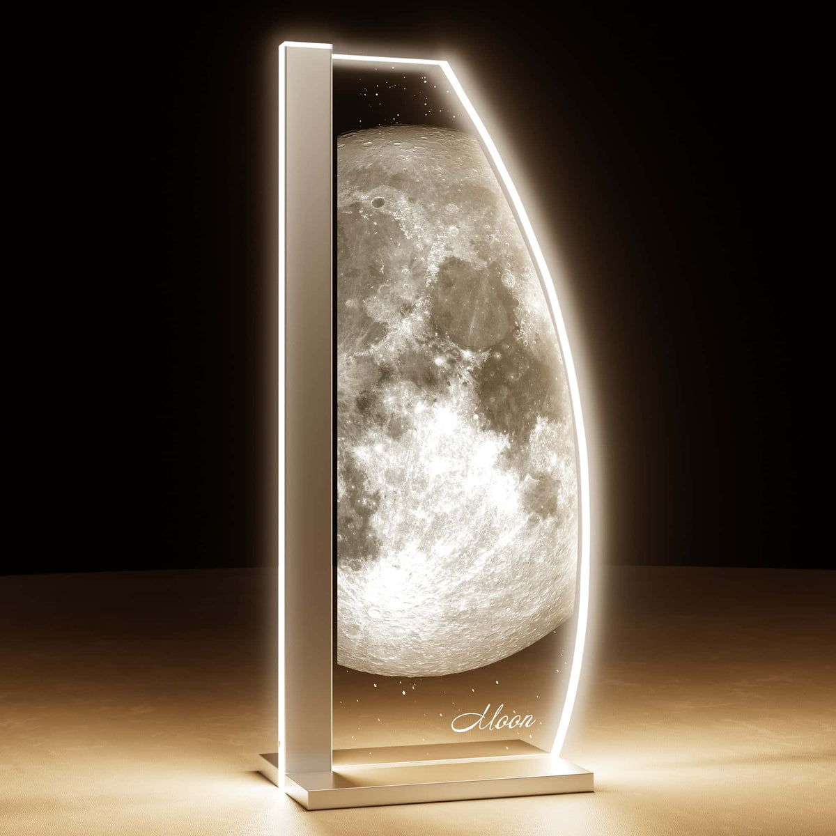 Tischleuchte Mond by LUVERRE, dimmbar