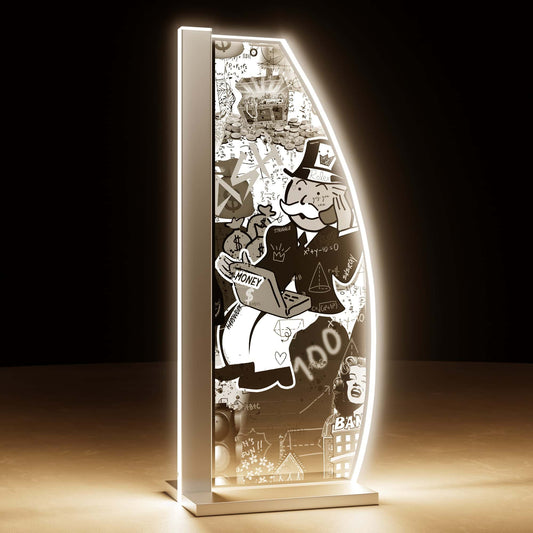 Tischleuchte Monopoly Man by LUVERRE, dimmbar