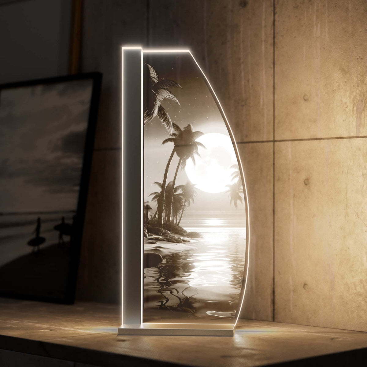 Tischleuchte Moonlight by LUVERRE, dimmbar