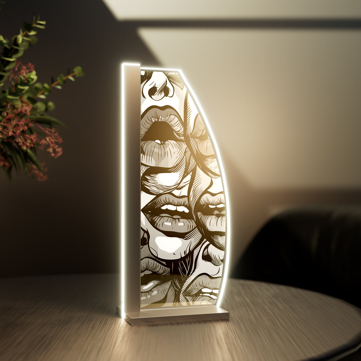 Tischleuchte Sie werden reden by LUVERRE, dimmbar