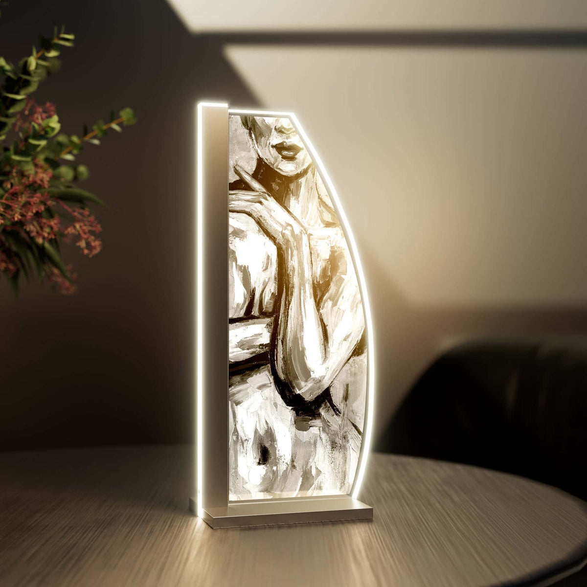 Tischleuchte Palette Art by LUVERRE, dimmbar