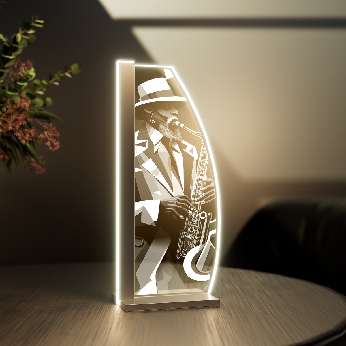 Tischleuchte Sax by LUVERRE, dimmbar