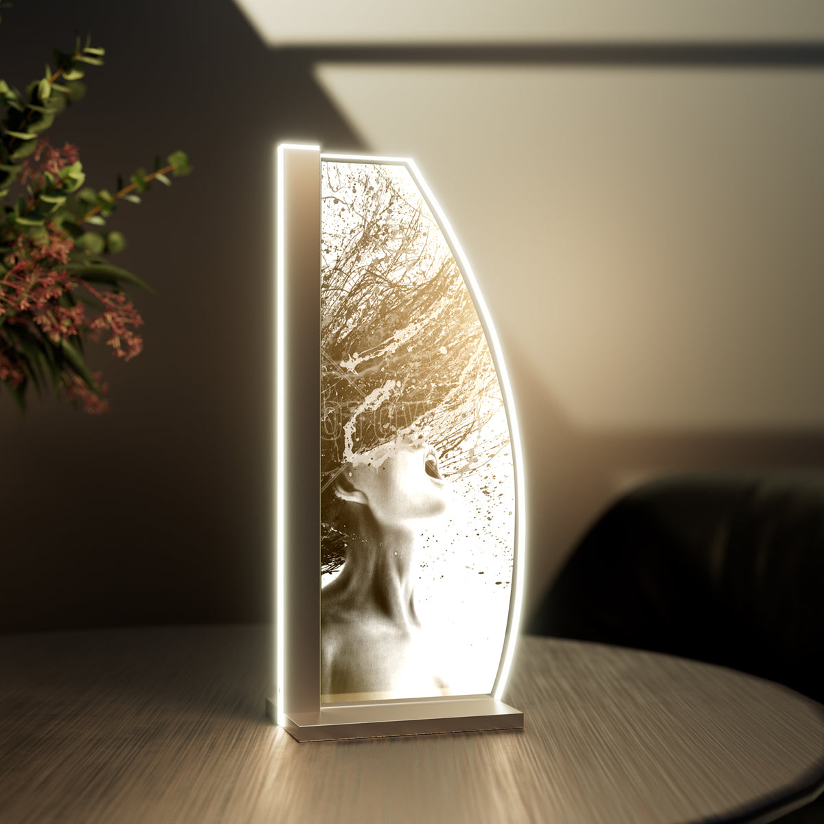 Tischleuchte Silent Scream by LUVERRE, dimmbar