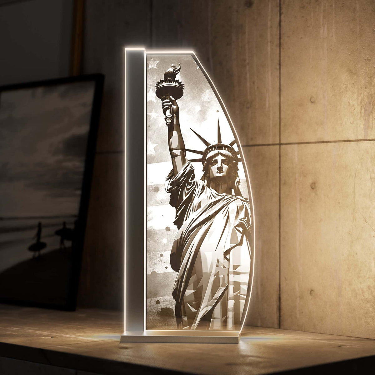 Tischleuchte Statue of Liberty by LUVERRE, dimmbar