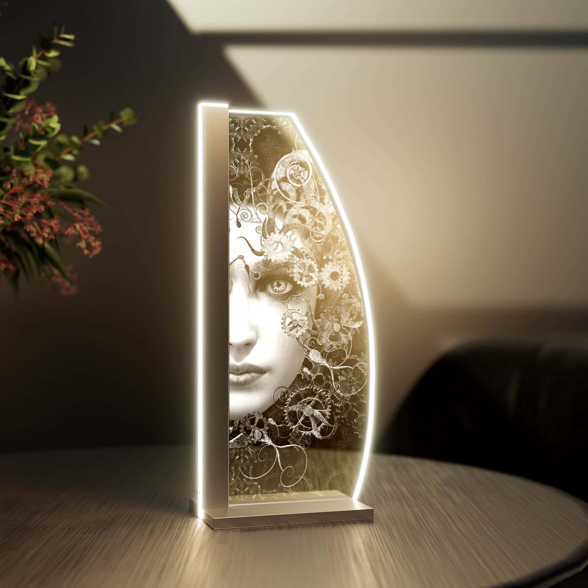 Tischleuchte SteamPunk by LUVERRE, dimmbar